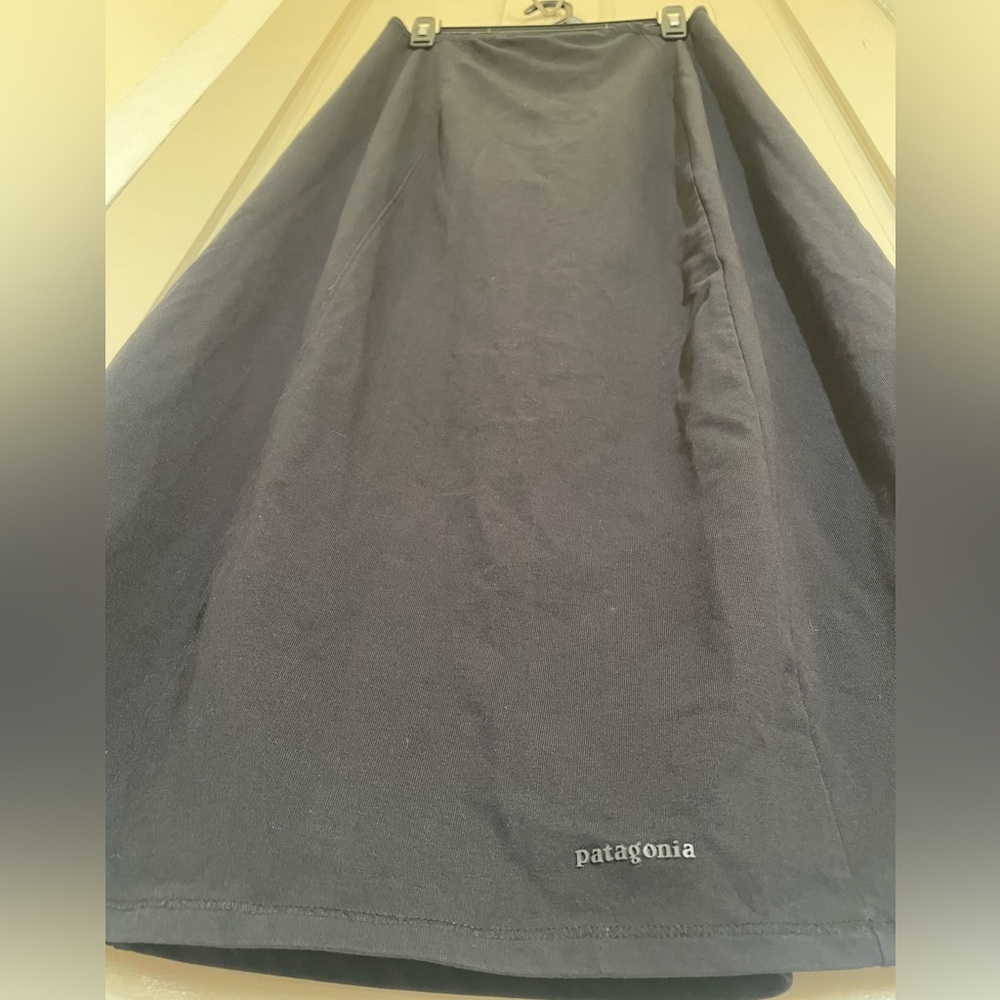 Patagonia Black Maxi A-Line Skirt Comfortable Casual Stretchy Cotton Cute Trend - Picture 5 of 16